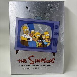 The Simpsons - The Complete First Season (DVD, 2001, 3-Disc Set,‎ Collectors...